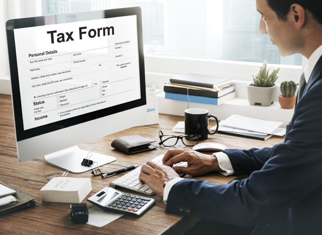 ITR Filing 1 tax credits claim return deduction refund concept