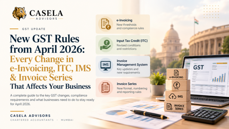 New GST Rules from April 2026: Every Change in e-Invoicing, ITC, IMS & Invoice Series That Affects Your Business